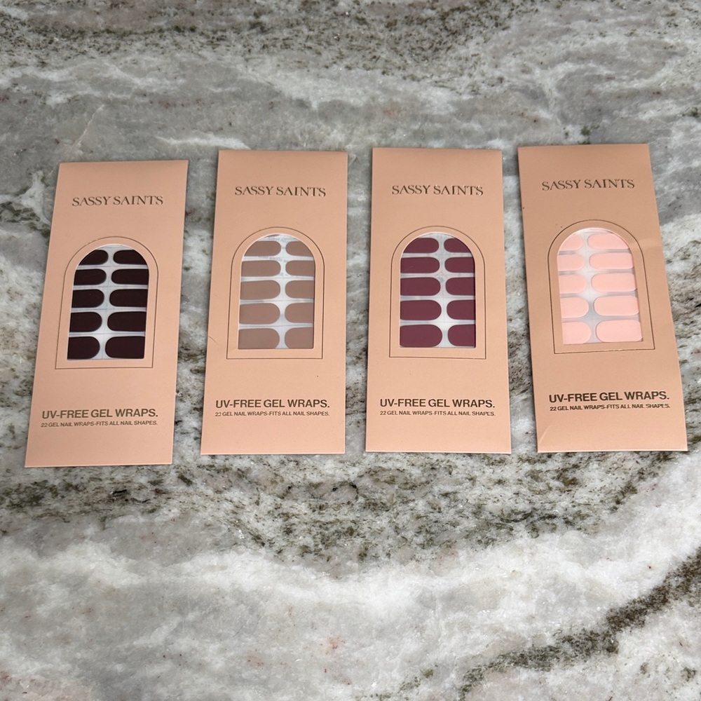 Sassy Saints UV-Free Gel Nail Wraps